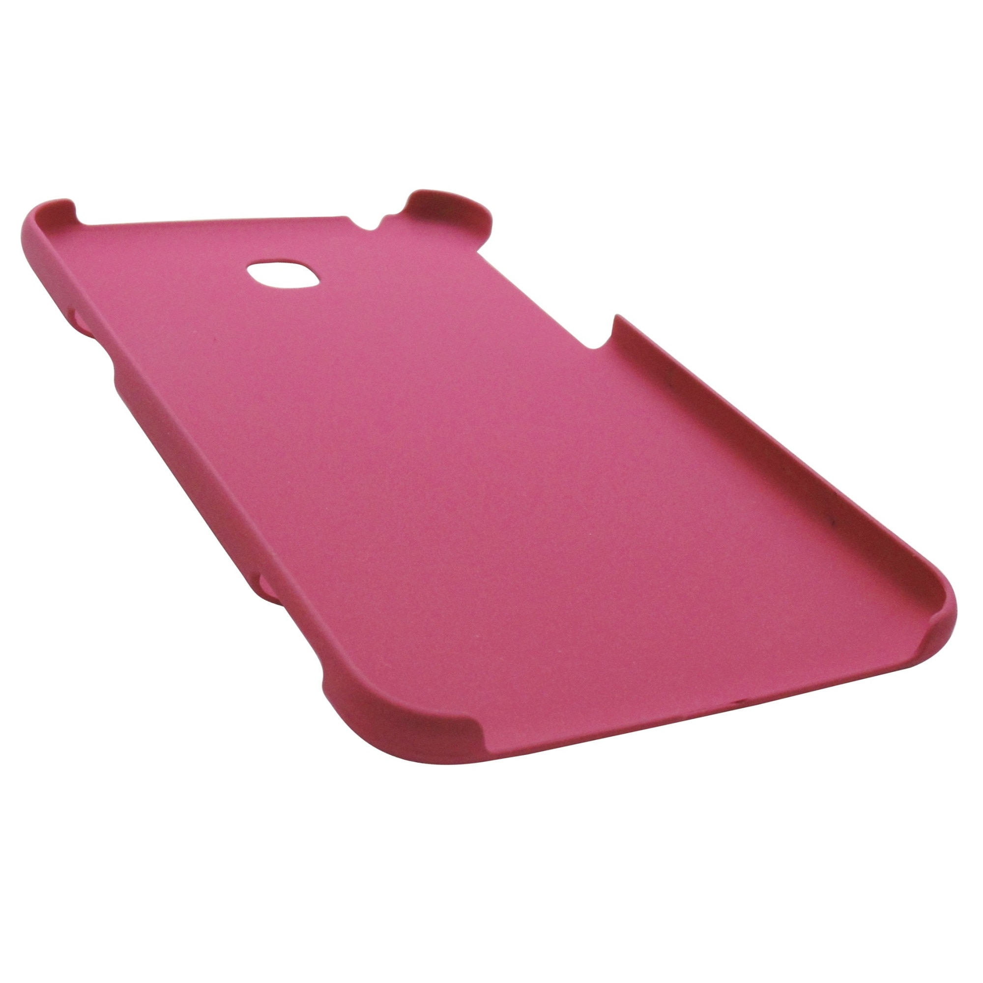 Husa hard slim plastic roz trandafiriu pentru Samsung Galaxy Tab 3 P3200 (SM-T211) , P3210 (SM-T210)