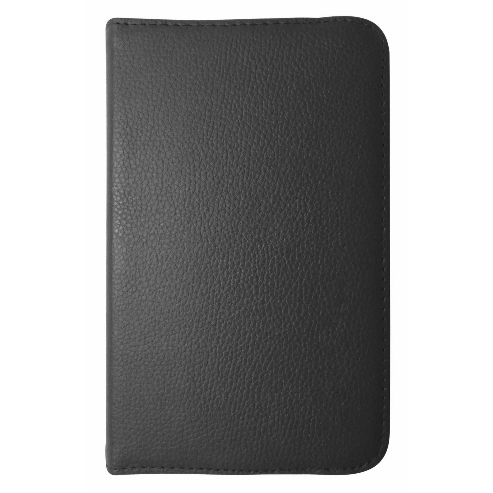 Husa tip carte neagra rotativa cu stand pentru Samsung Galaxy Tab 3 P3200 (SM-T211), P3210 (SM-T210)