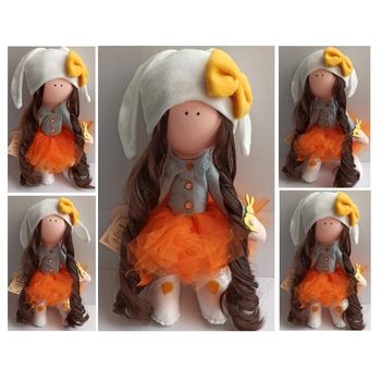 Papusa Biloo Doll Sorana - Model Unicat - Papusa handmade - dimensiune 42 cm Papusa Biloo Doll Sorana - Model Unicat - Papusa handmade - dimensiune 42 cm