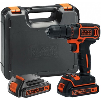Masina de insurubat Black&Decker BDCDC18K1B-QW Li-Ion 18 V 1.5 Ah 30 Nm Masina de insurubat Black&Decker BDCDC18K1B-QW Li-Ion 18 V 1.5 Ah 30 Nm