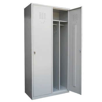 Vestiar compartimentat metalic cu 2 usi 800x450x1800 mm (LxlxH), ECO+ Vestiar compartimentat metalic cu 2 usi 800x450x1800 mm (LxlxH), ECO+