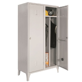 Vestiar metalic cu picioare si 2 usi, perete despartitor 214/02AL, 1000x500x1800 mm (LxlxH), Italia Vestiar metalic cu picioare si 2 usi, perete despartitor 214/02AL, 1000x500x1800 mm (LxlxH), Italia