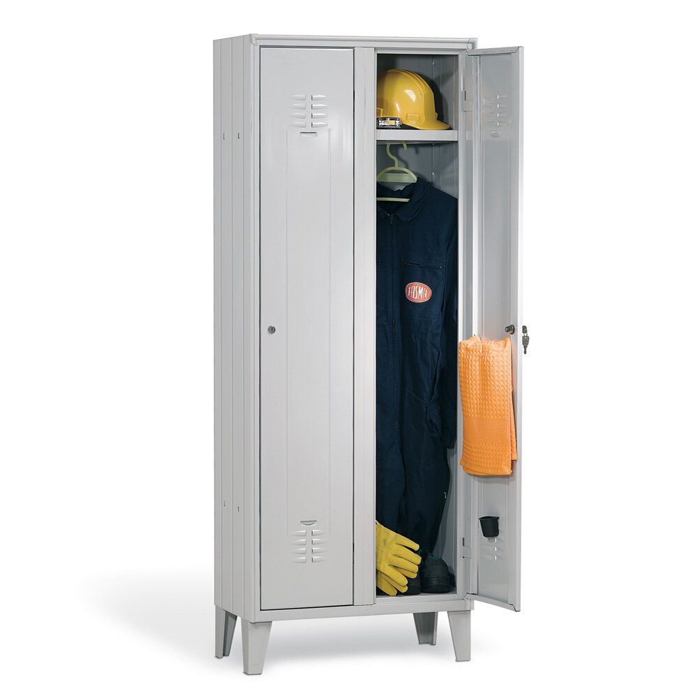 Vestiar metalic ASAMBLAT cu picioare si 2 usi 112/02, 700x500x1800 mm (LxlxH), Italia