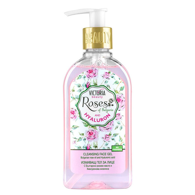 Gel de Curatare cu Trandafiri si Acid Hialuronic 200 ml