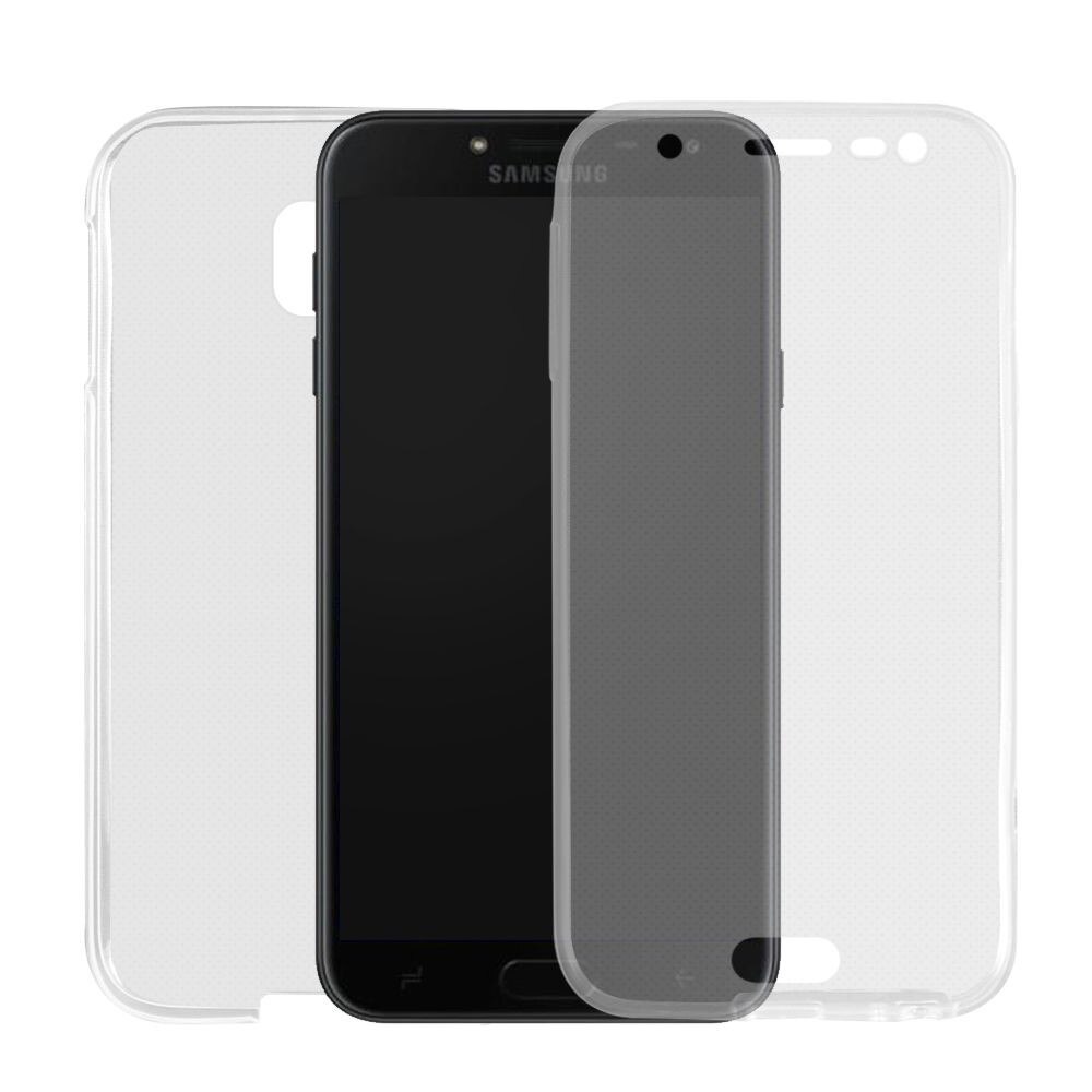 Husa Silicon Lemontti Full Cover 360 Samsung Galaxy J3 2017, Transparent