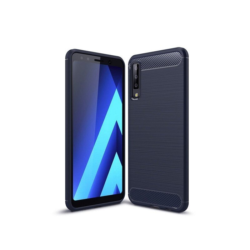 Husa Spate Forcell Carbon Pro Samsung A7 2018 Blue