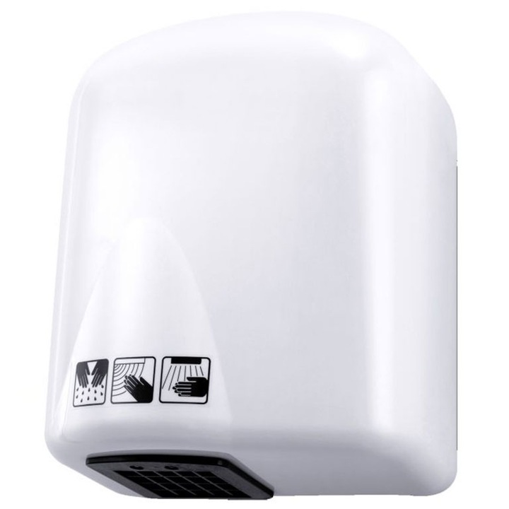 Сушилня за ръце Merida ECOFLOW Plus 1650 W, сребриста, 28,5x22,5x16,5см