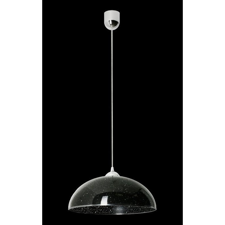 Lustra Kristine B Lampex, E27, 1x60W, Negru