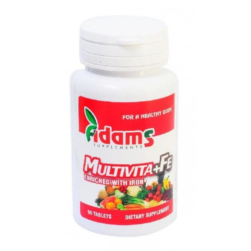 Multivita + Fe Adams Vision 90tb