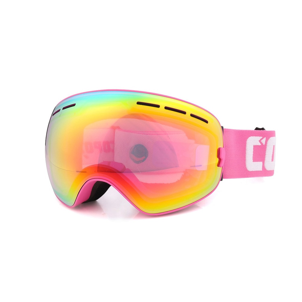 Stab Decrease Grit Ochelari pentru Ski si Snowboarding Copozz Cu Lentila oglinda, roz - eMAG.ro
