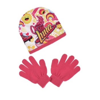 Set Caciula si manusi, Soy Luna,fucsia,52 cm Set Caciula si manusi, Soy Luna,fucsia,52 cm