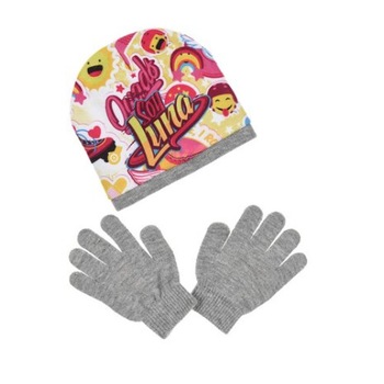 Set Caciula si manusi, Soy Luna,gri,52 cm Set Caciula si manusi, Soy Luna,gri,52 cm