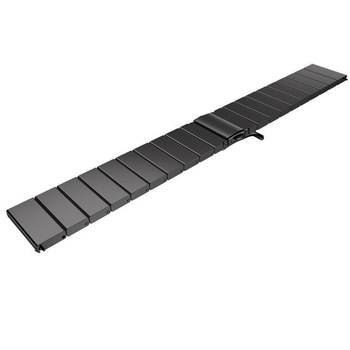Curea metalica pentru Samsung Gear S3 si telescoape Quick Release incluse in pachet, Edman 1Z, latime prindere 22mm, Negru Curea metalica pentru Samsung Gear S3 si telescoape Quick Release incluse in pachet, Edman 1Z, latime prindere 22mm, Negru