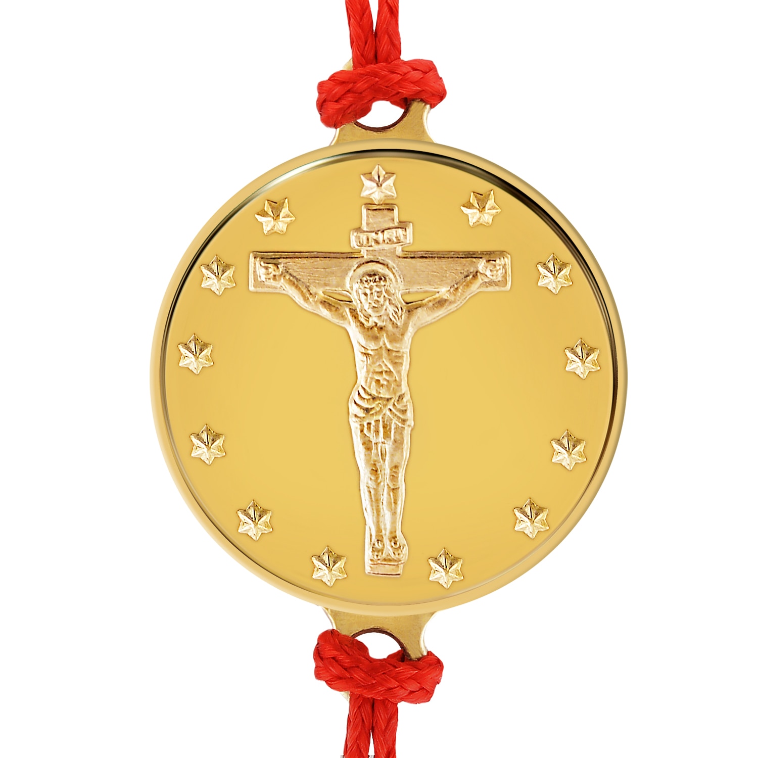 Bratara din aur Rastignirea lui Isus 2 g