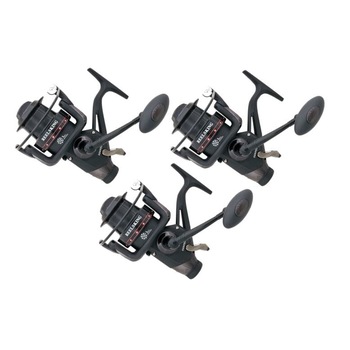Set 3 Mulinete, Reelsking, KGG6000, pentru pescuit la crap/stationar, 6 R, cu baitrunner, tambur long-cast Set 3 Mulinete, Reelsking, KGG6000, pentru pescuit la crap/stationar, 6 R, cu baitrunner, tambur long-cast