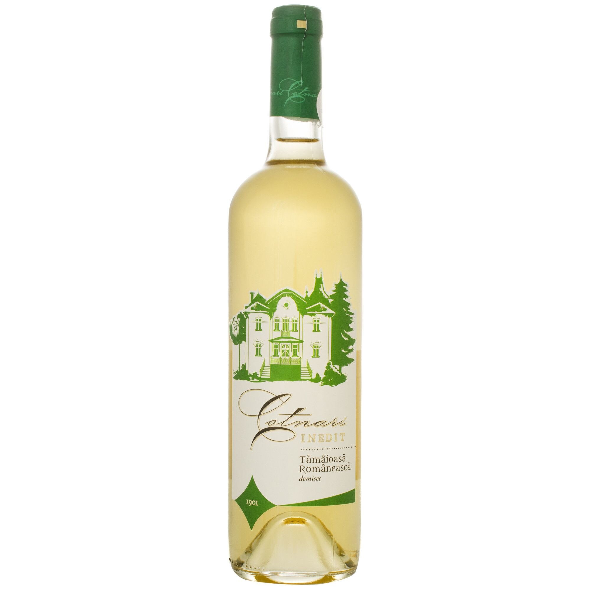 Vin alb demisec Inedit Tamaioasa Romaneasca 12 % - 750 ml