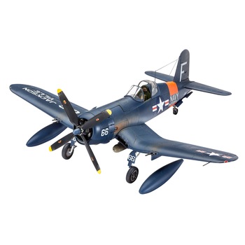 Macheta aeromodele Tamiya Grumman Vought F4U-1D Corsair with  Macheta aeromodele Tamiya Grumman Vought F4U-1D Corsair with
