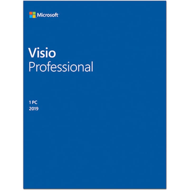 Microsoft Visio Professional 2019, román, Windows PC