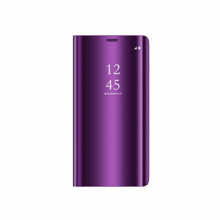 Капак Samsung Galaxy J7 2017 Violet Clear View Flip Standing Cover Type Carte Book Purple Mirror. Позволява гледане през горния капак. Display ON/OFF