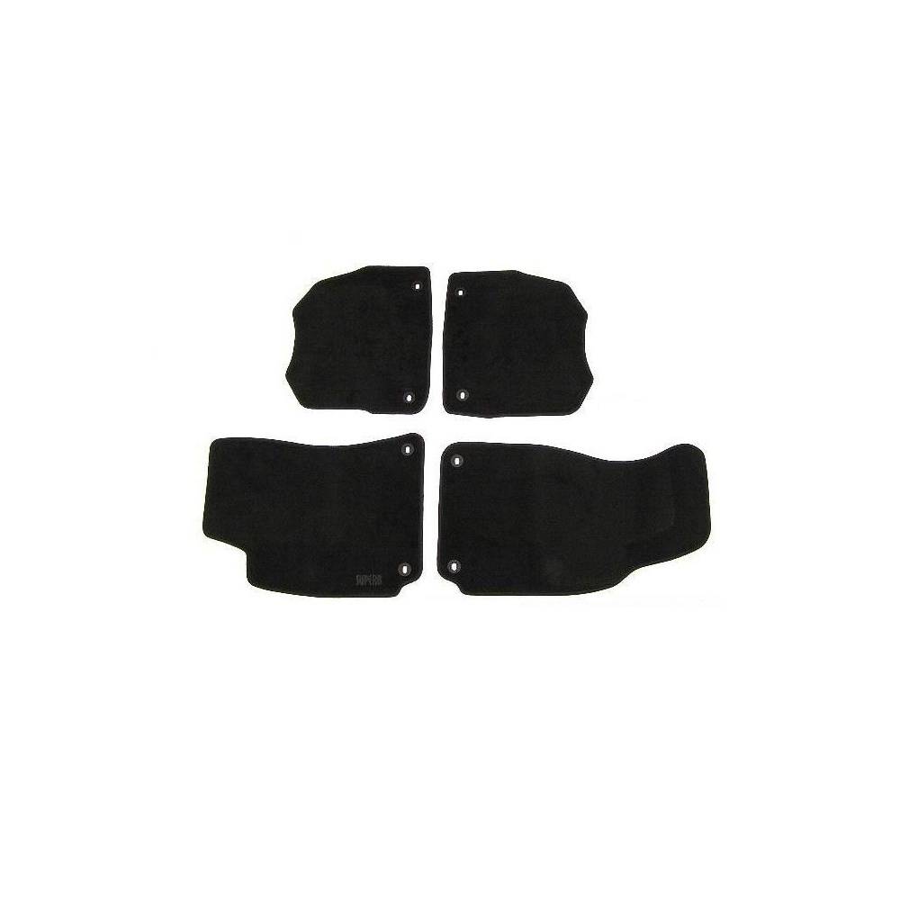 Set Covorase Textile pentru Skoda Superb, Negru