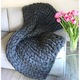 Patura din lana de Merino 100% pura, Merino Wool Blankets, Gri, 180x200 cm