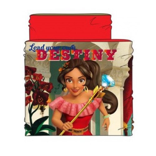 Fular tub guler Elena din Avalor rosu 50x22 cm