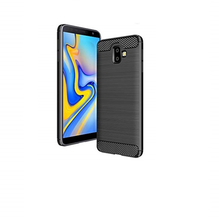 Anti Shock гръб Carbon за Samsung J610 Galaxy J6 Plus 2018, Черен