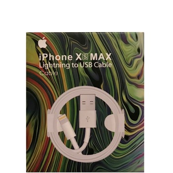 Cablu de date / incarcare Apple Original, cu conector Lightning pentru iPhone X, Xs, Xs MAX, lungime 1 metru, alb, ambalaj original + HAPPY MAGNET BIBILEL, BBL630 Cablu de date / incarcare Apple Original, cu conector Lightning pentru iPhone X, Xs, Xs MAX, lungime 1 metru, alb, ambalaj original + HAPPY MAGNET BIBILEL, BBL630