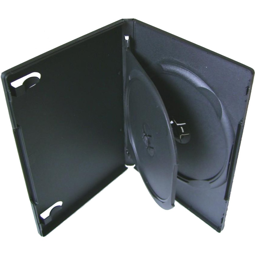 Carcasa CD-DVD-BOX 14 mm , negru