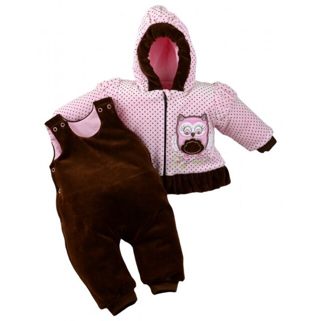 Compleu captusit bebelusi roz - Bufnita, 6 luni
