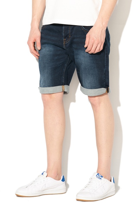 Mustang, Bermude de denim Chicago, Albastru inchis