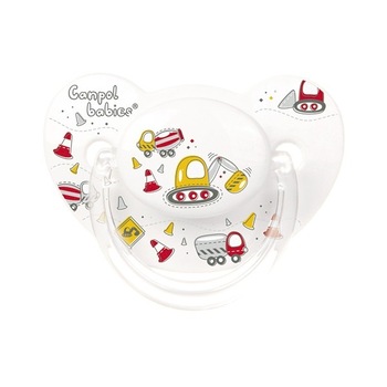 Suzeta anatomica din silicon Canpol Babies 22/554, Alb 6-18 luni Suzeta anatomica din silicon Canpol Babies 22/554, Alb 6-18 luni