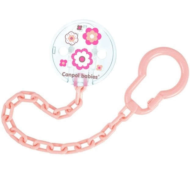 Lant pentru suzeta Canpol Babies 10/877P, Portocaliu