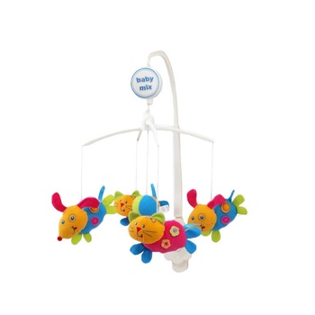 Carusel muzical Caini si Pisici BABY MIX 370MA, Multicolor Carusel muzical Caini si Pisici BABY MIX 370MA, Multicolor