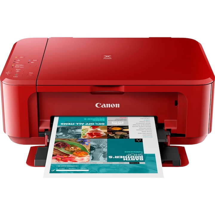 Canon Pixma MG3650S multifunkciós tintasugaras nyomtató, Wireless, A4, Vörös