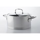 Cratita inox, cu capac, 20cm/3L, "Atlantis" - Demeyere