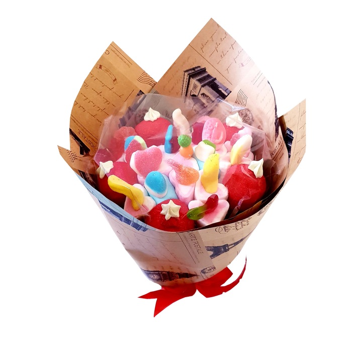 Buchet dulce din jeleuri, SEROL VISION, pentru evenimente, 0.350 g