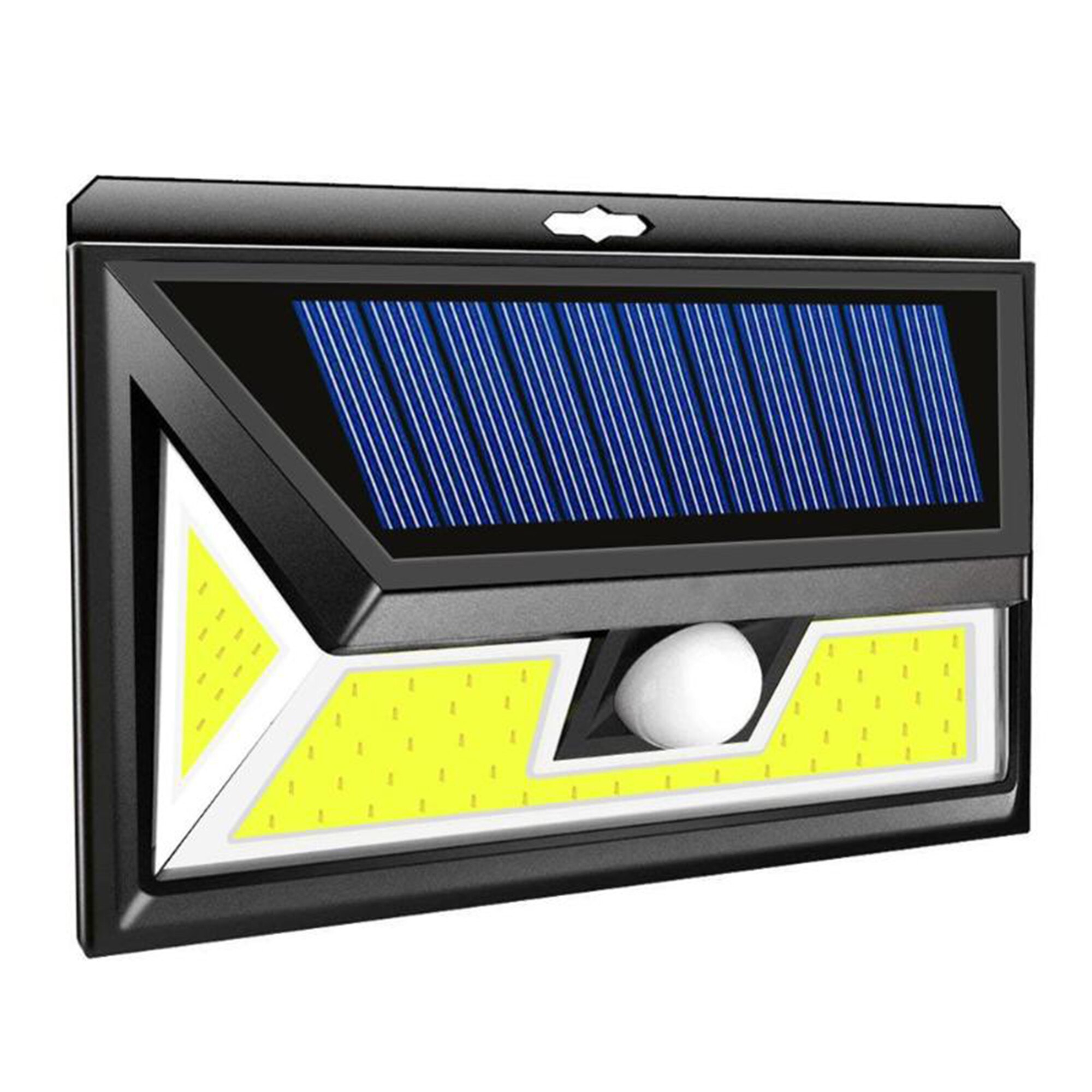 Lampa solara de perete cu senzor de miscare si lumina cu 76 leduri COB