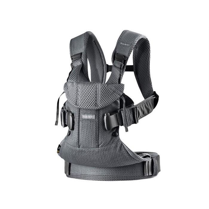 Marsupiu anatomic One Air - BabyBjorn 098013E1- Anthracite, 3D Mesh