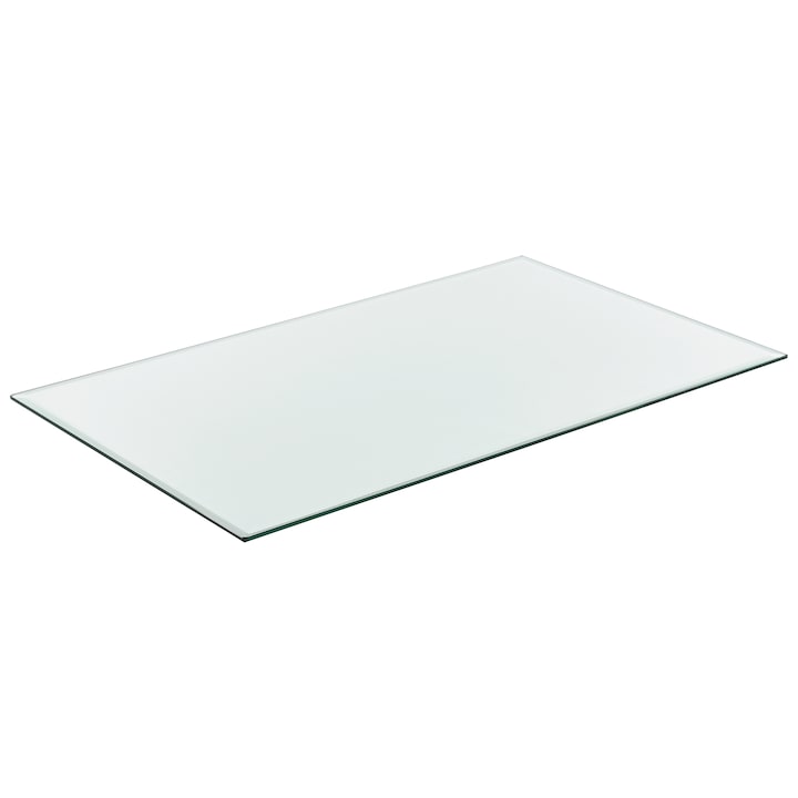 [neu.haus]® Üveglap dohányzóasztalhoz étkezőasztalhoz üveg alátétlap kandallóhoz edzett üveg 1000 x 620 mm