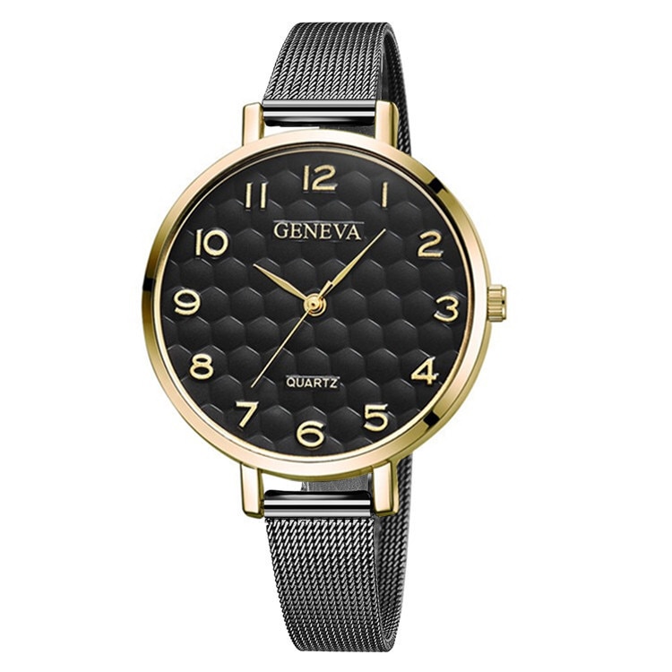 Ceas de dama elegant Geneva, bratara metalica, CS807