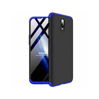 Husa 360 Grade Upzz Protection Oneplus 6t Negru-albastru