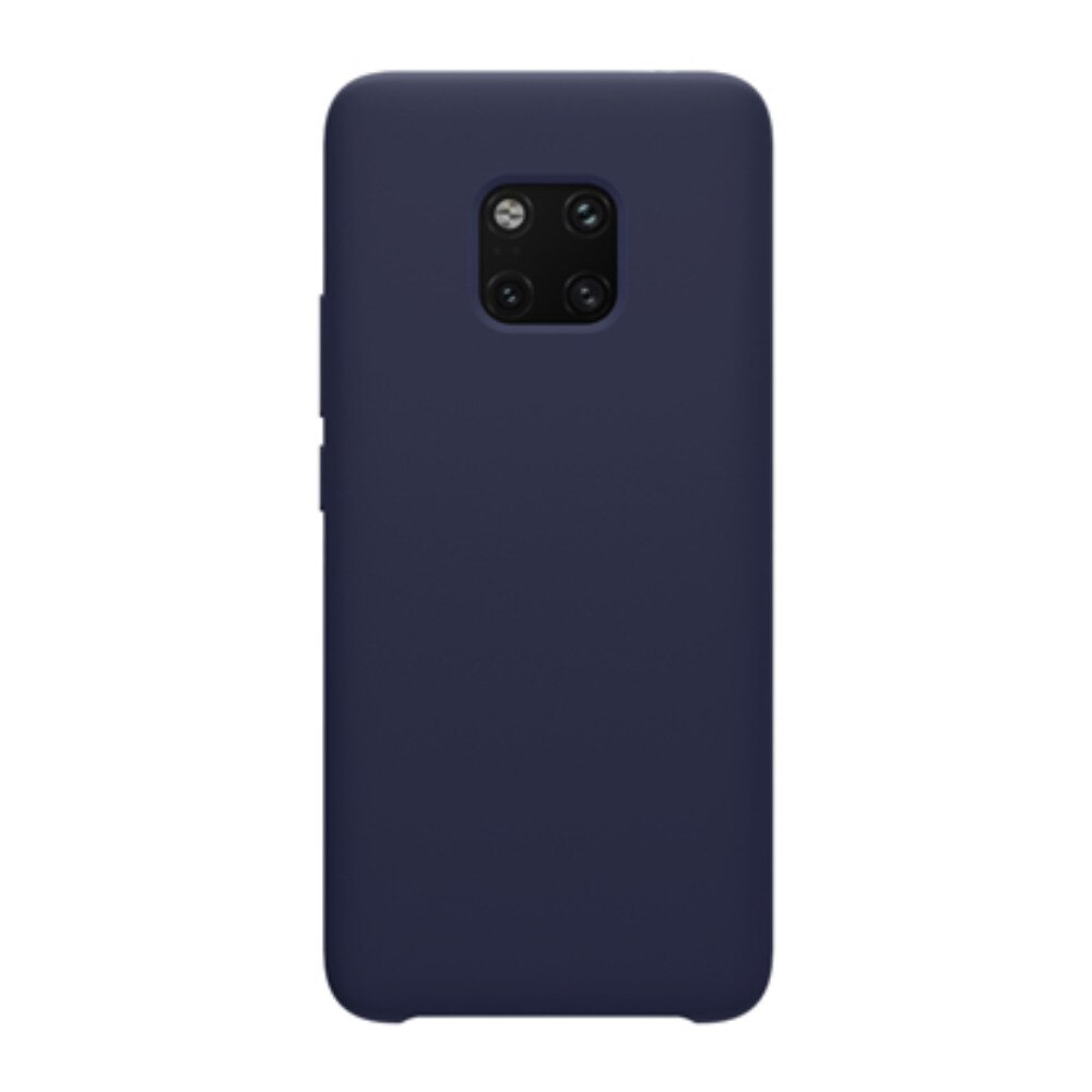 Husa din silicon mat cu interior de microfibra, Nillkin Flex, pentru Huawei Mate 20 Pro, albastru