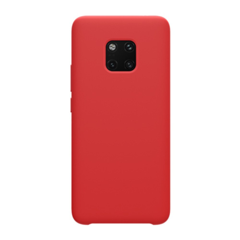 Husa din silicon mat cu interior de microfibra, Nillkin Flex, pentru Huawei Mate 20 Pro, rosu