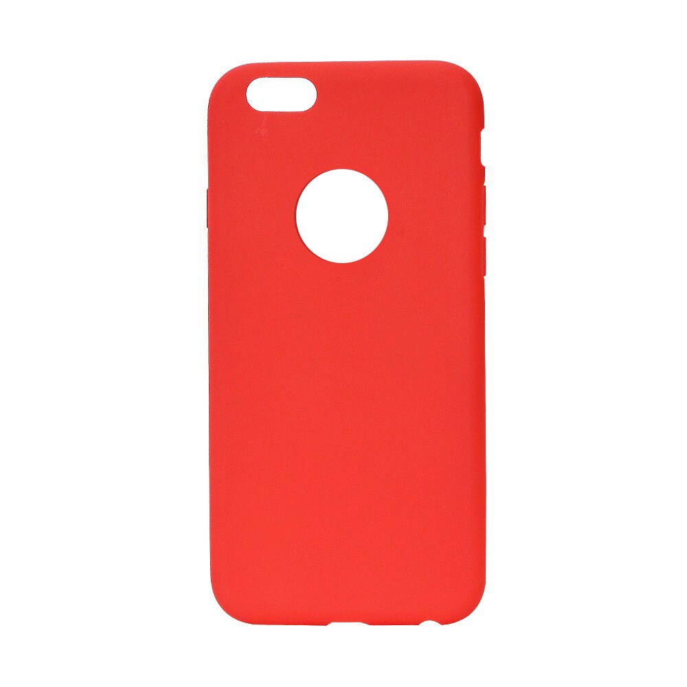 Husa Silicon Lemontti Silky pentru iPhone 6/6S, Rosu