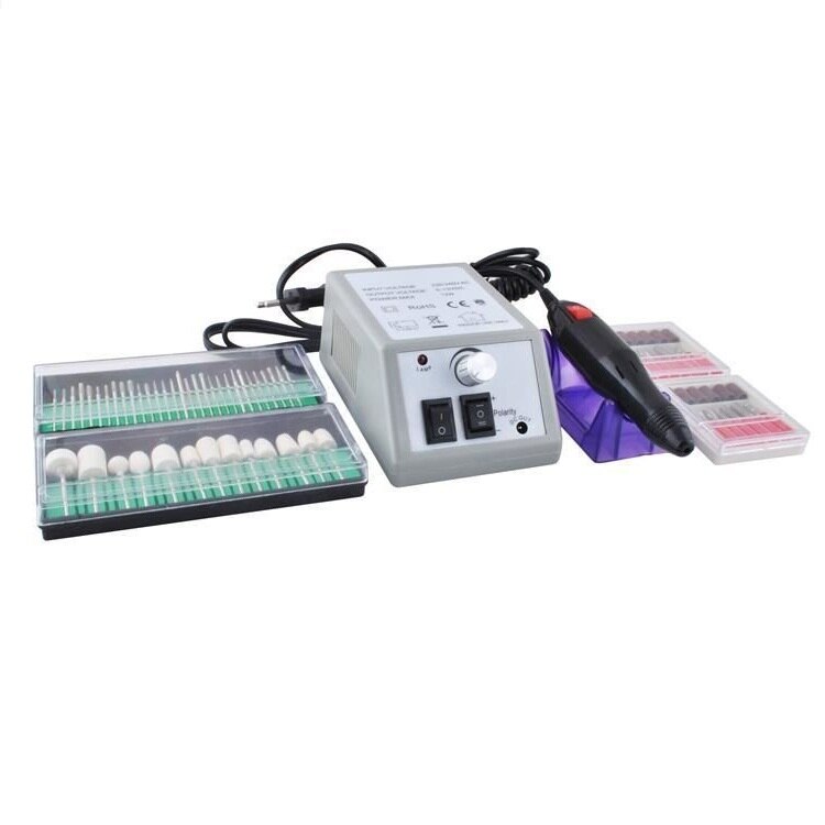 Pila electrica profesionala unghii, ProCart, 12W, 20000 RPM, 55 capete, viteza reglabila