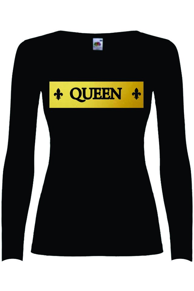 Bluza dama Personalizata, Fruit of the Loom 2, Negru