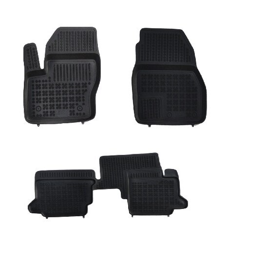 Set 4 covorase/presuri dedicate Ford Grand Tourneo Connect II dupa 2013, din cauciuc antiaderent stil tavita calitate de TOP