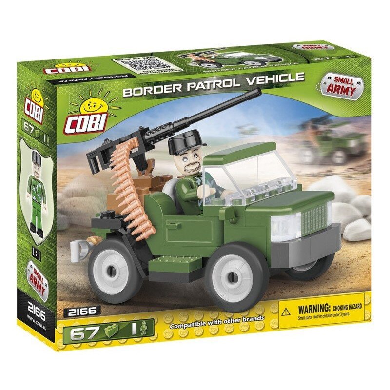 Set de constructie Cobi Klocki, Patrula de frontiera, Multicolor