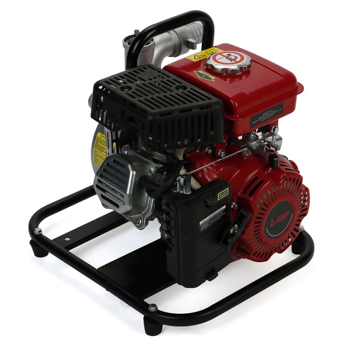 Motopompa Steinhaus PRO-GP40, 1.5”, 2.4CP, 17.000l/h, 4 timpi, benzina, autonomie 2 ore